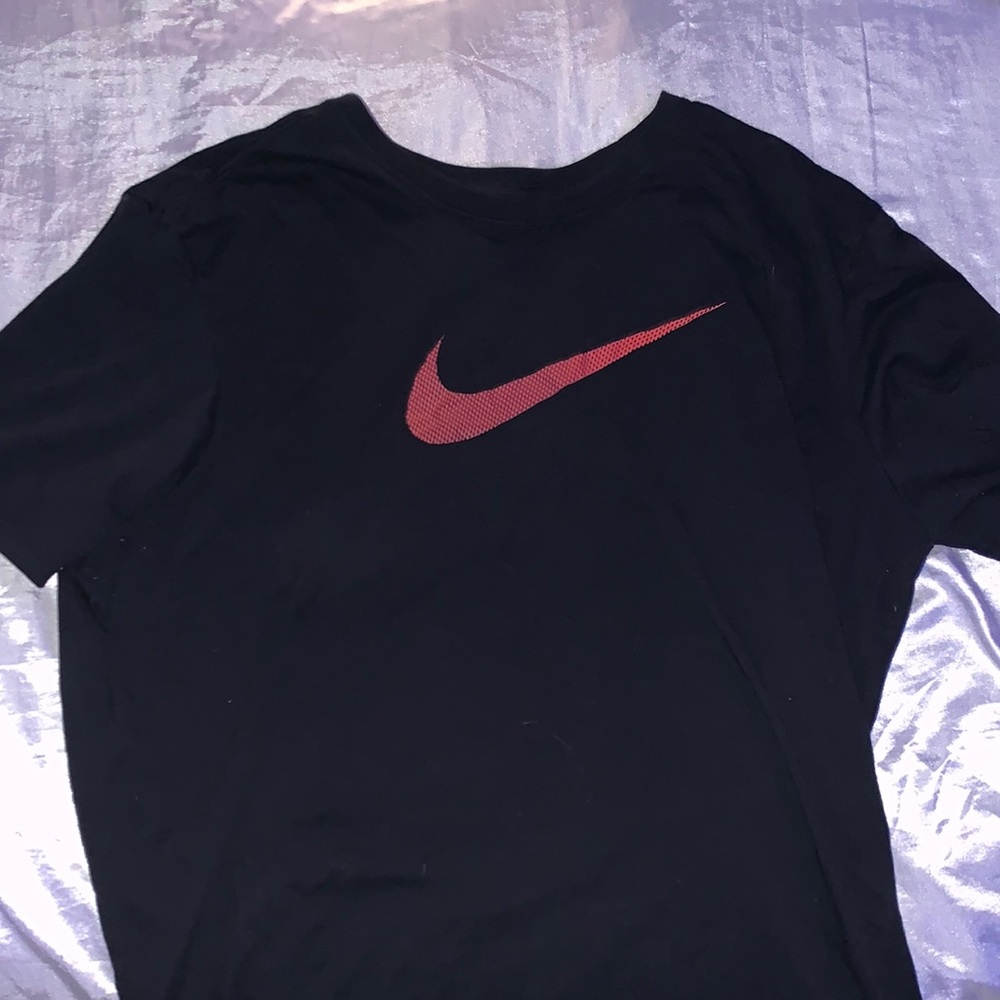 Nike red swoosh XXL logo Tee